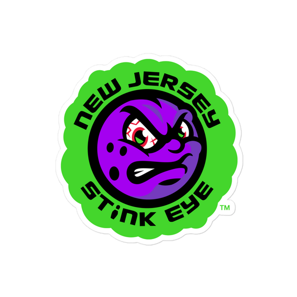 New Jersey Stink Eye bubble-free sticker