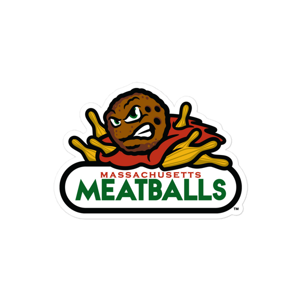 Massachusetts Meatballs bubble-free sticker