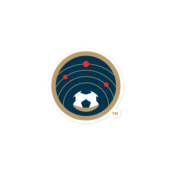 Global League Soccer icon bubble-free sticker