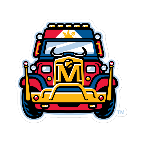 Mindanao Motoristas jeepney bubble-free sticker