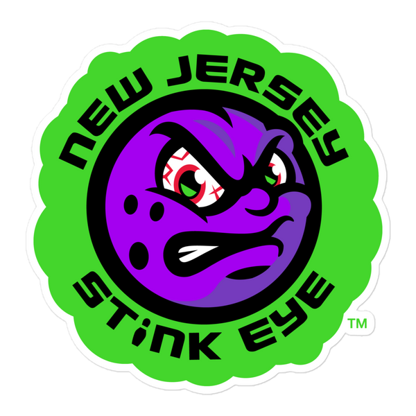 New Jersey Stink Eye bubble-free sticker