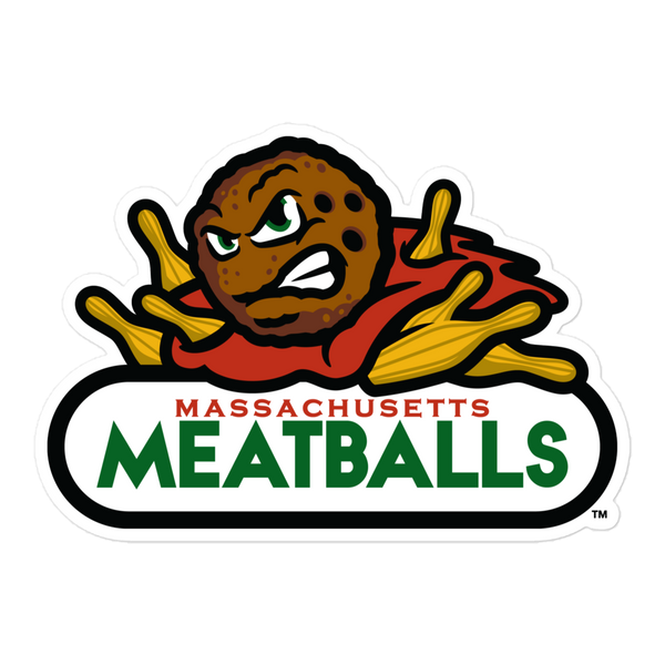 Massachusetts Meatballs bubble-free sticker