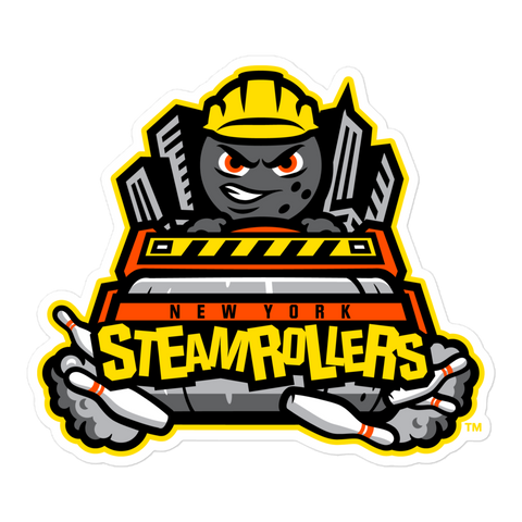 New York Steamrollers bubble-free sticker