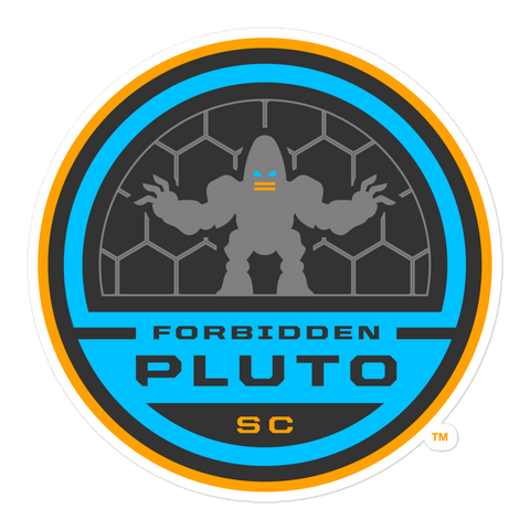 Forbidden Pluto SC bubble-free sticker