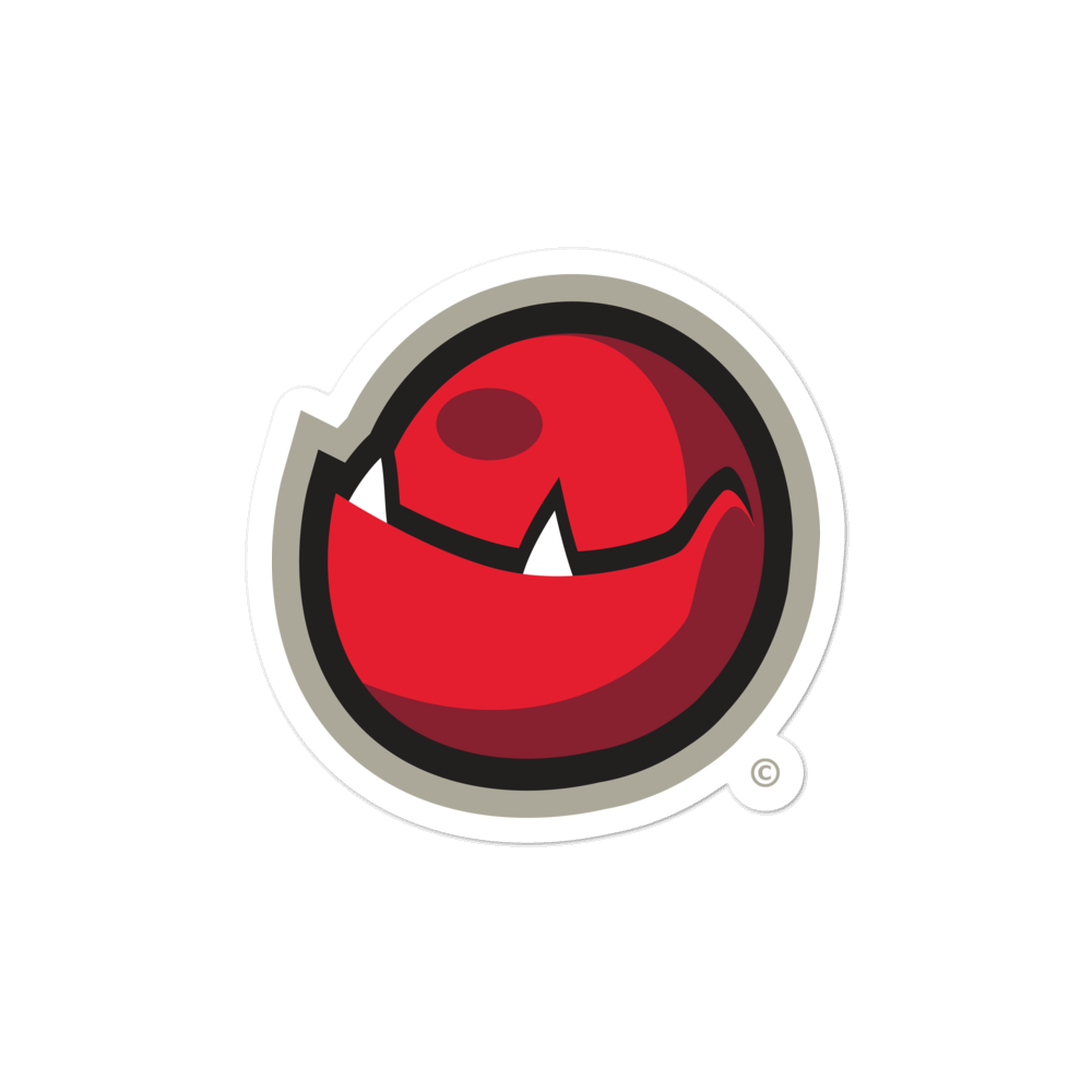 Cape Cod Monster Mutant Cranberry bubble-free sticker