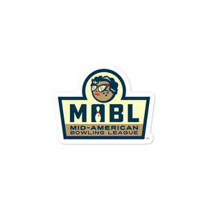 MABL Bowling Badge bubble-free sticker