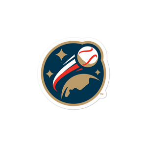 Global League Baseball Icon bubble-free sticker