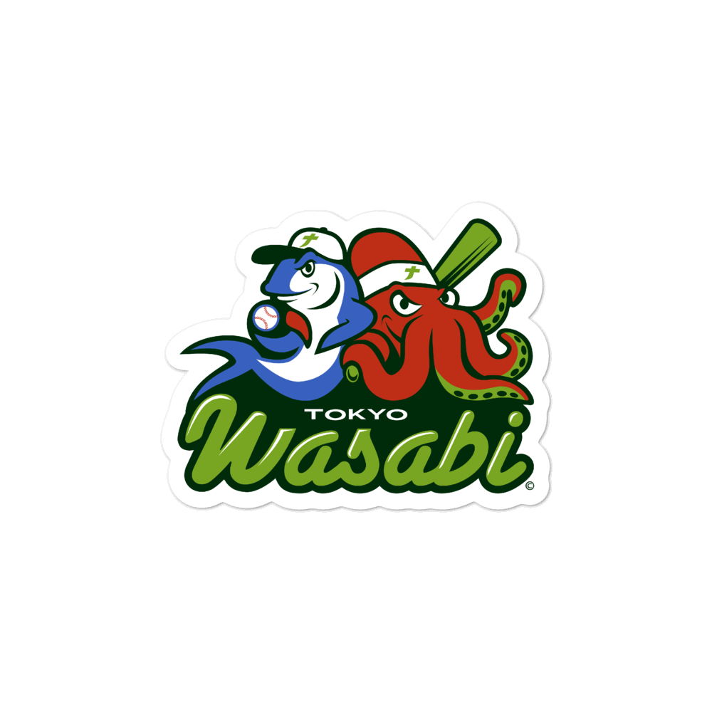 Tokyo Wasabi bubble-free sticker