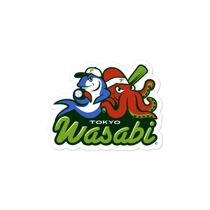 Tokyo Wasabi bubble-free sticker