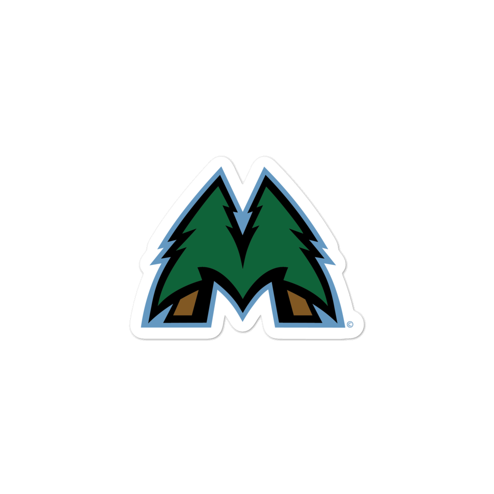 Minnesota Big Lumber Tree Logo bubble-free sticker