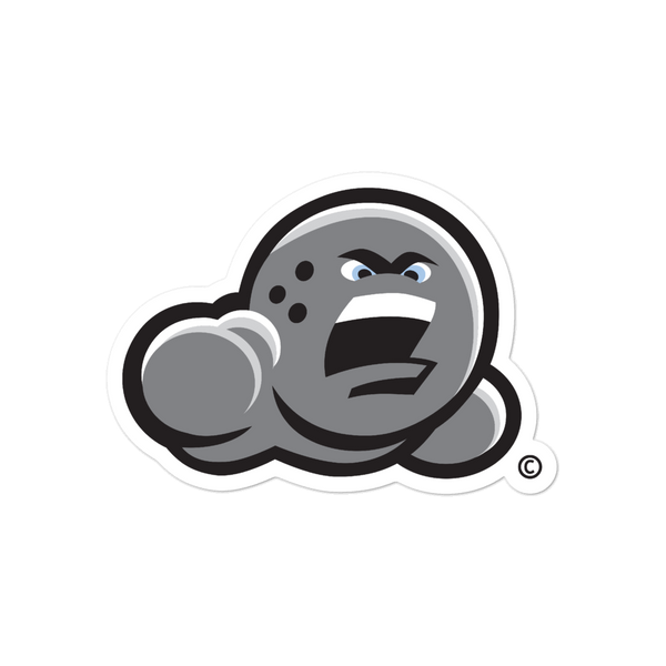 Indiana Rolling Thunder Mascot bubble-free sticker