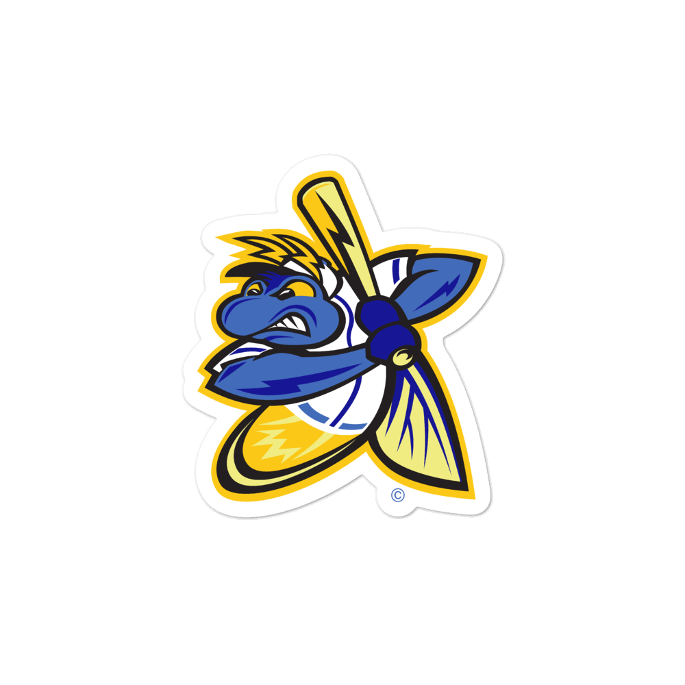 Springfield Fireflies Mascot bubble-free sticker