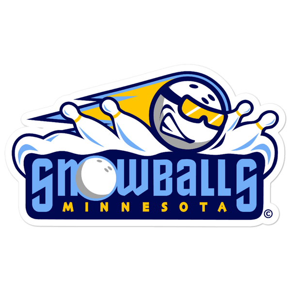 Minnesota Snowballs bubble-free sticker