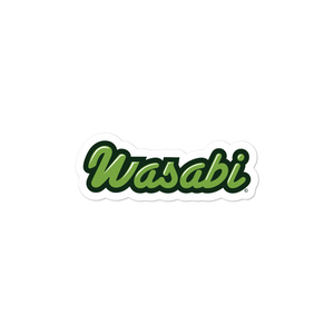 Tokyo Wasabi Wordmark bubble-free sticker