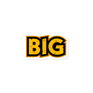 Wisconsin Big Cheese BIG Logo bubble-free sticker