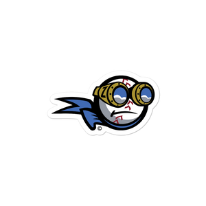 New York Zeppelins Mascot bubble-free sticker