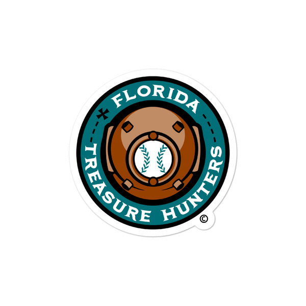 Florida Treasure Hunters bubble-free sticker