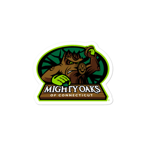 Mighty Oaks of Connecticut bubble-free sticker