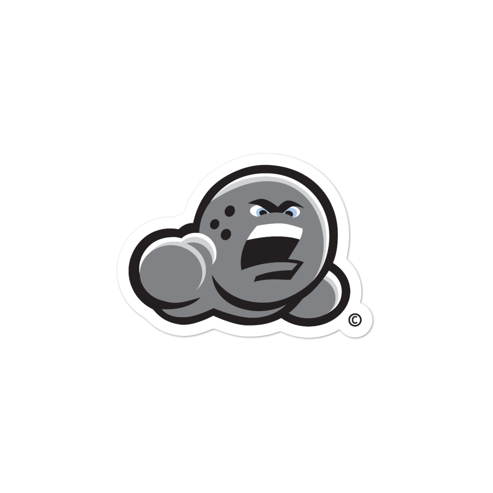 Indiana Rolling Thunder Mascot bubble-free sticker