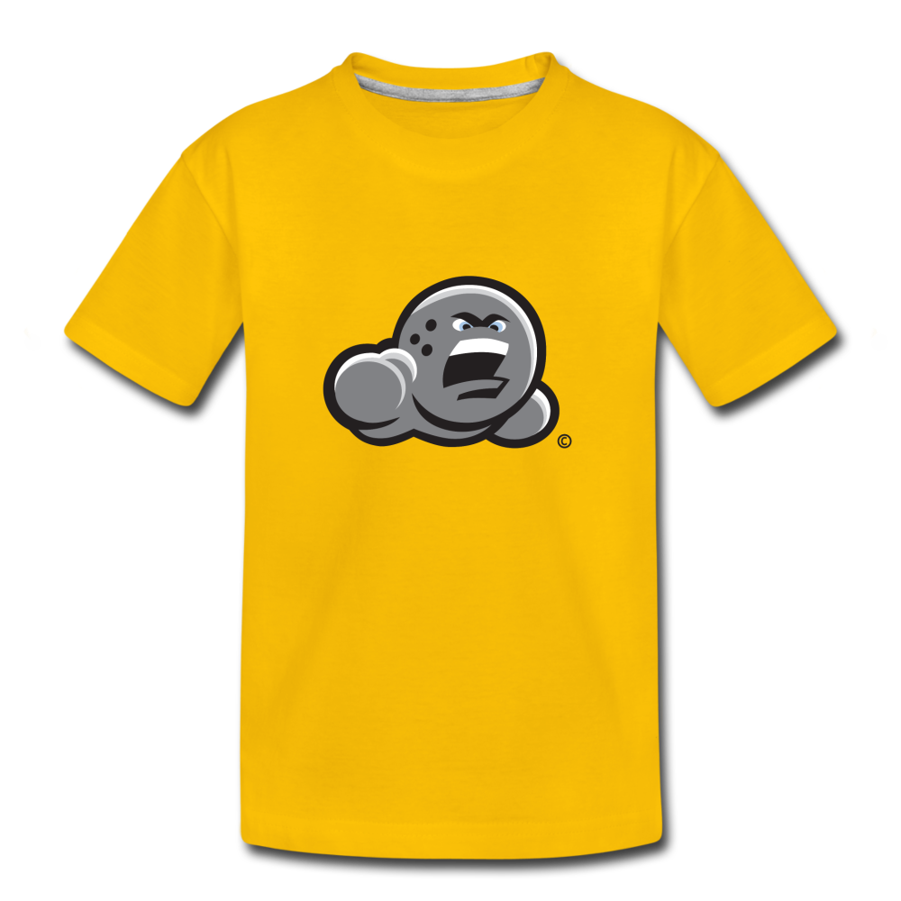 Indiana Rolling Thunder Mascot Kids' Premium T-Shirt - sun yellow