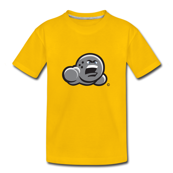 Indiana Rolling Thunder Mascot Kids' Premium T-Shirt - sun yellow