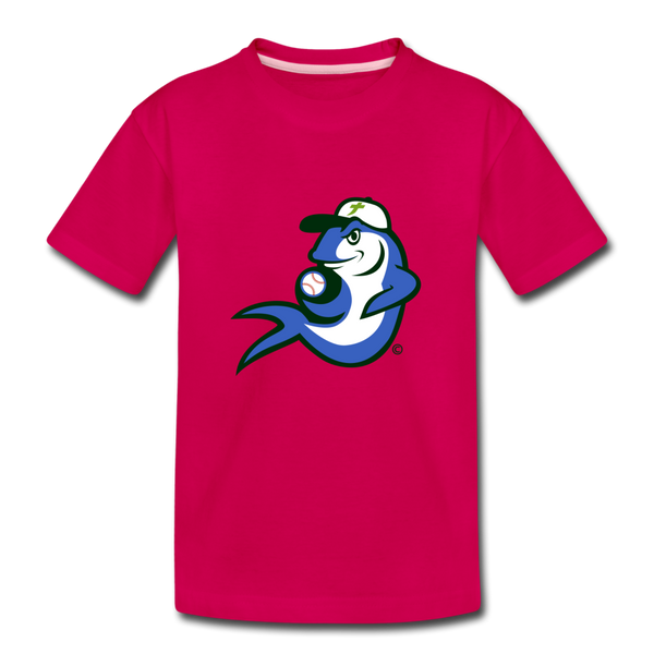 Tokyo Wasabi Tuna Mascot Kids' Premium T-Shirt - dark pink