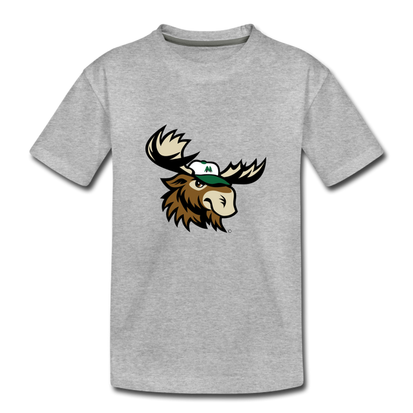 Minnesota Big Lumber Moose Mascot Kids' Premium T-Shirt - heather gray