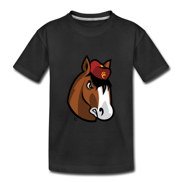 Scotland Clydes Clydesdale Mascot Kids' Premium T-Shirt - black