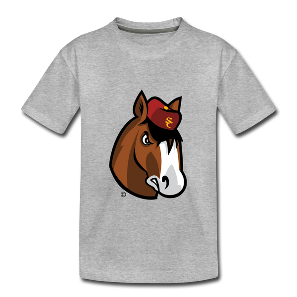 Scotland Clydes Clydesdale Mascot Kids' Premium T-Shirt - heather gray