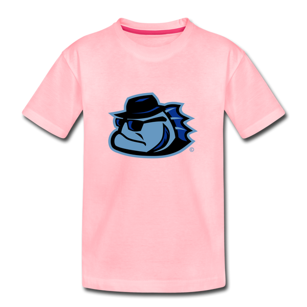 Chicago Bluesfish Mascot Kids' Premium T-Shirt - pink