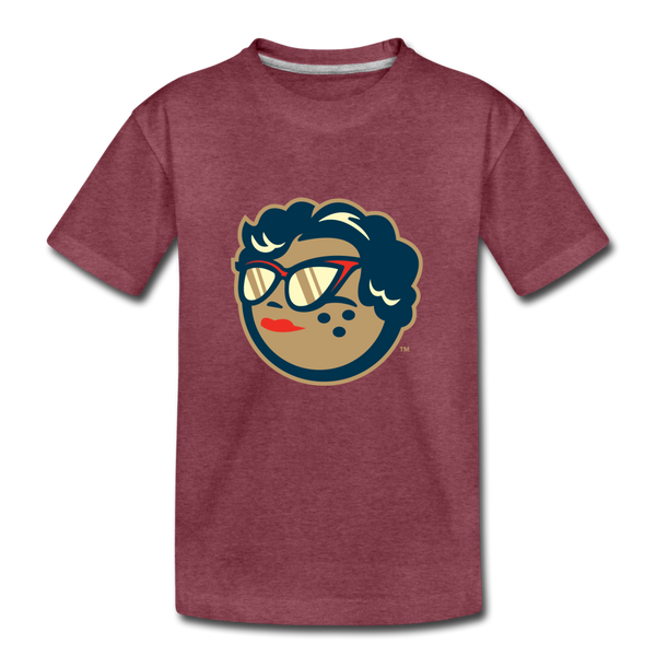 MABL Icon Kids' Premium T-Shirt - heather burgundy