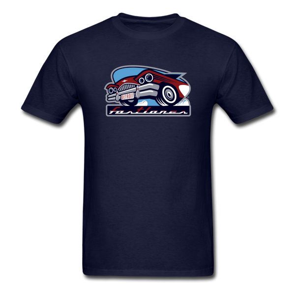 Detroit Fastlanes Unisex Classic T-Shirt - navy