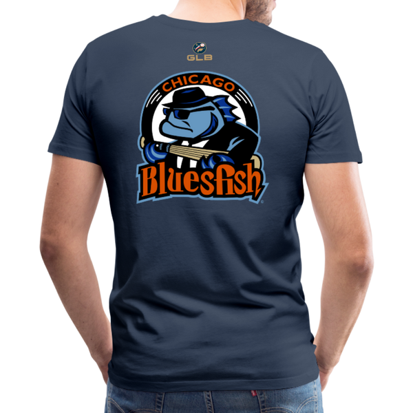 Chicago Bluesfish Men's Premium T-Shirt - navy