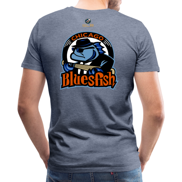 Chicago Bluesfish Men's Premium T-Shirt - heather blue