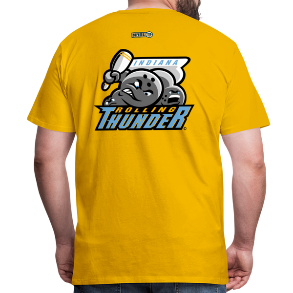 Indiana Rolling Thunder Men's Premium T-Shirt - sun yellow
