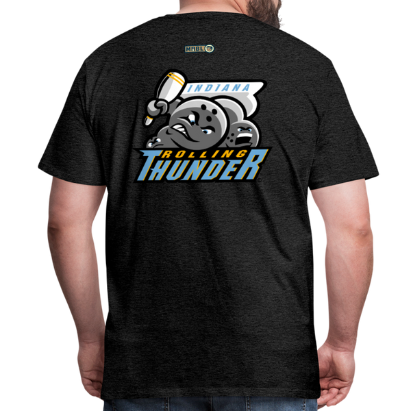 Indiana Rolling Thunder Men's Premium T-Shirt - charcoal gray