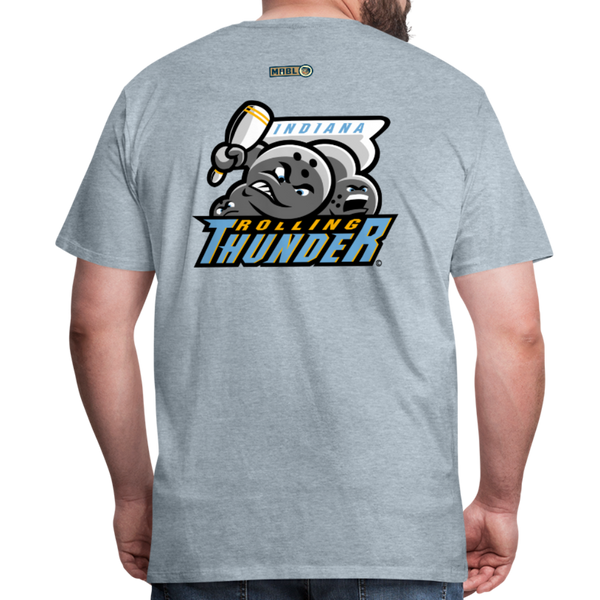 Indiana Rolling Thunder Men's Premium T-Shirt - heather ice blue