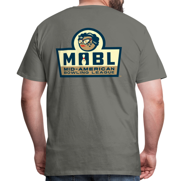 MABL Bowling Men's Premium T-Shirt - asphalt gray