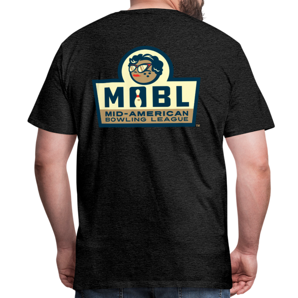 MABL Bowling Men's Premium T-Shirt - charcoal gray