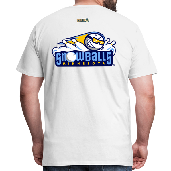 Minnesota Snowballs Men's Premium T-Shirt - white