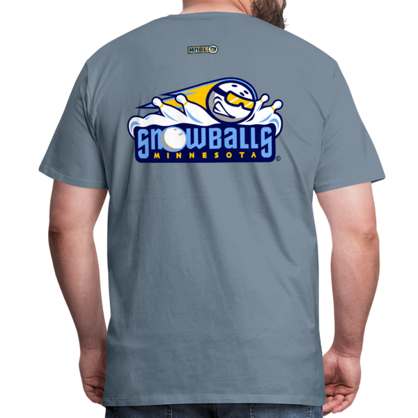 Minnesota Snowballs Men's Premium T-Shirt - steel blue