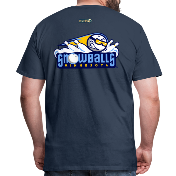 Minnesota Snowballs Men's Premium T-Shirt - navy