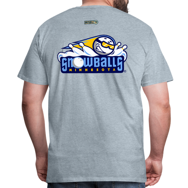 Minnesota Snowballs Men's Premium T-Shirt - heather ice blue