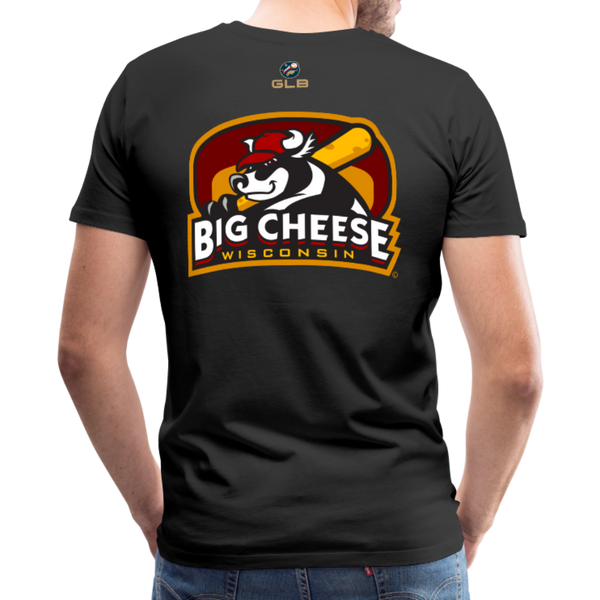 Wisconsin Big Cheese Men's Premium T-Shirt - black