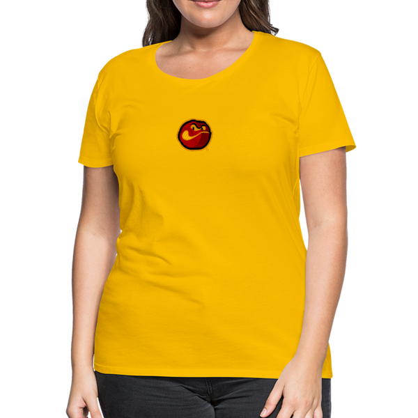 Wisconsin Big Cheese Women’s Premium T-Shirt - sun yellow