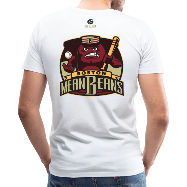 Boston Mean Beans Men's Premium T-Shirt - white