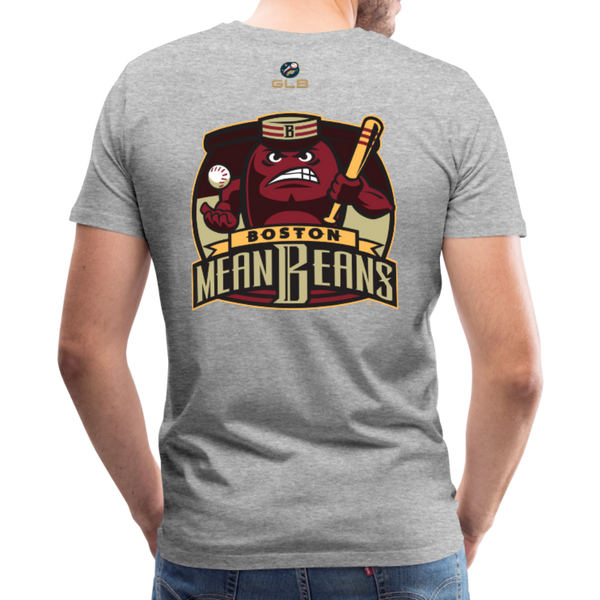 Boston Mean Beans Men's Premium T-Shirt - heather gray