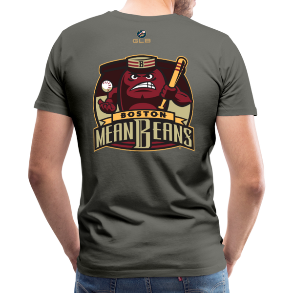 Boston Mean Beans Men's Premium T-Shirt - asphalt gray