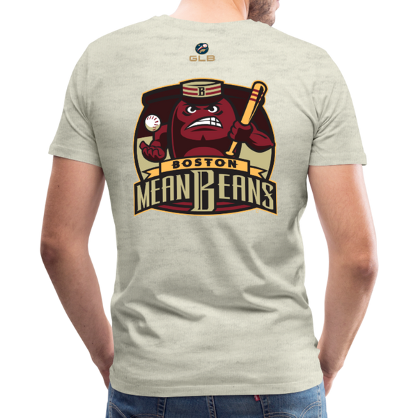 Boston Mean Beans Men's Premium T-Shirt - heather oatmeal