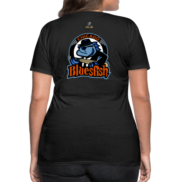 Chicago Bluesfish Women’s Premium T-Shirt - black